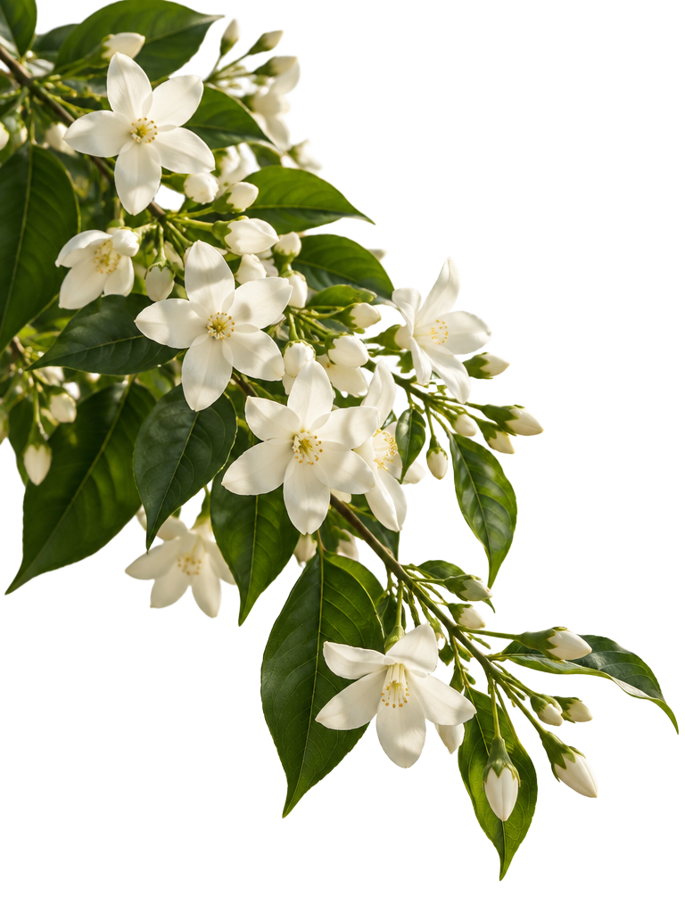 White jasmine flowers